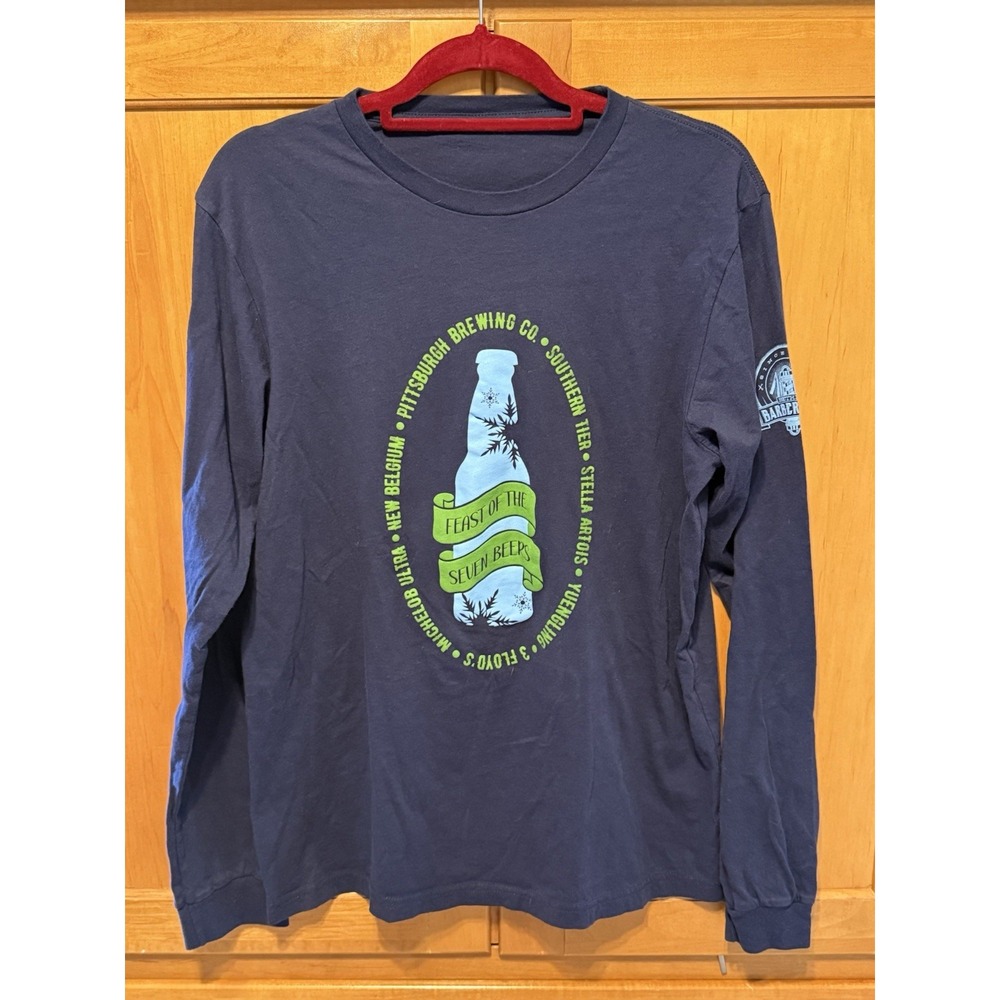 FEAST OF THE SEVEN BREWS GRAPHIC TSHIRT SIZE LG/xlg Blue